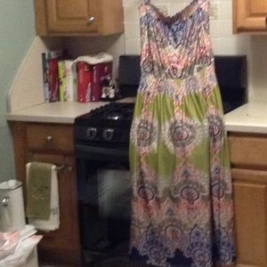 Maxi Floral Women's Sun Dress